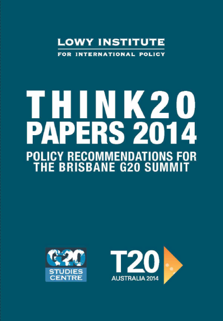 Think20 papers 2014: policy recommendations for the Brisbane G20 Summit