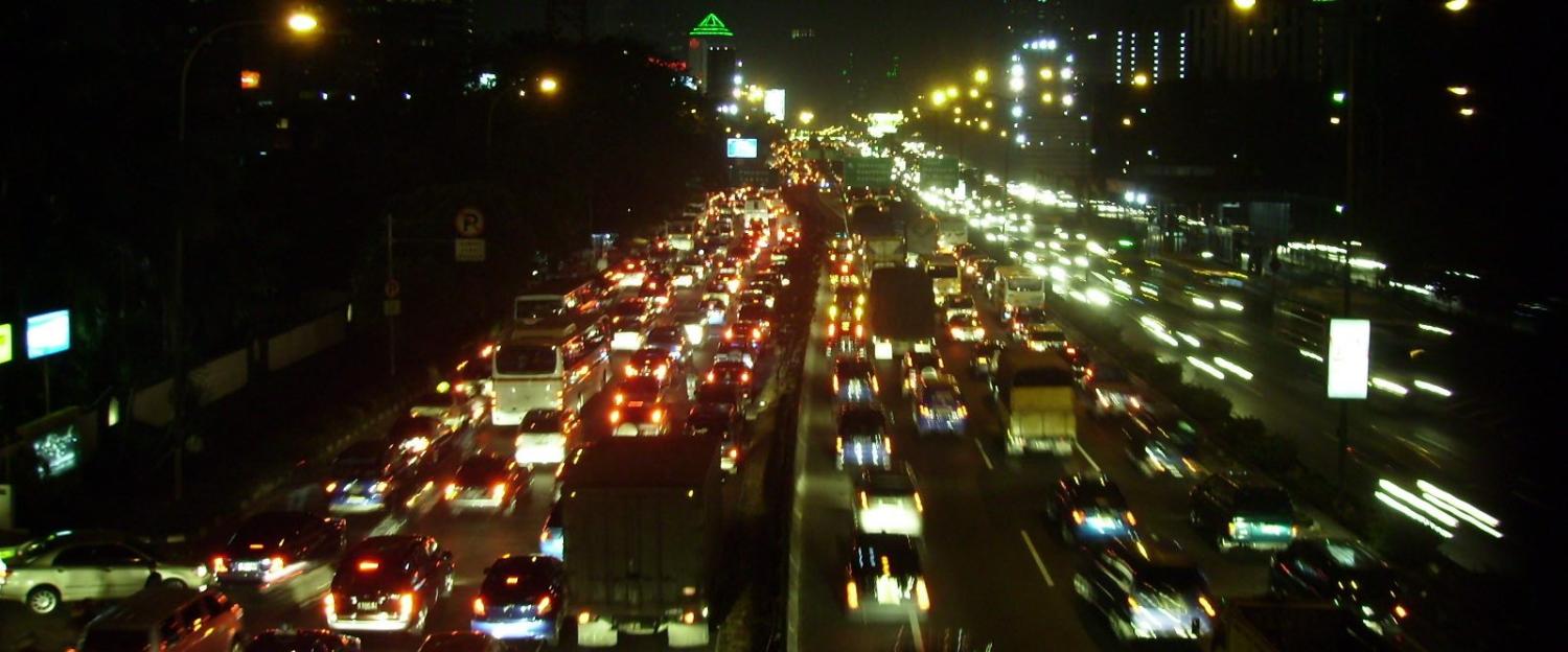 Traffic flows, Jakarta (Photo: basibanget/Flickr)
