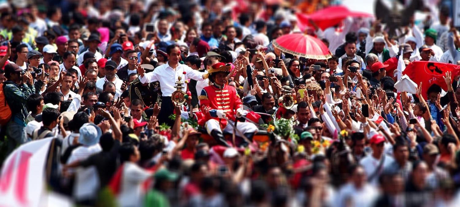 The 2014 inauguration of Joko Widodo (Photo: Kreshna Aditya 2012/Flickr)