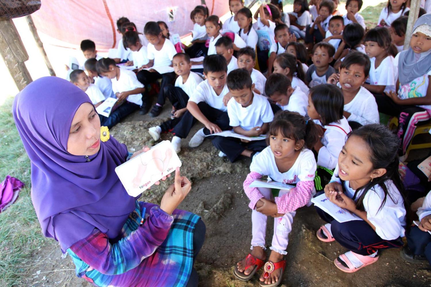 Without documents, children of the Bajau Laut community in Sabah, East Malaysia, cannot attend school (Photo: PKPKM Lahad Datu and Semporna/Flickr)