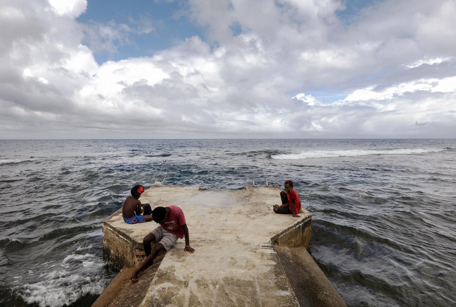Satellite data show sea level has risen about 6mm per year around Vanuatu since 1993, a rate nearly twice the global average (Mario Tama/Getty Images)