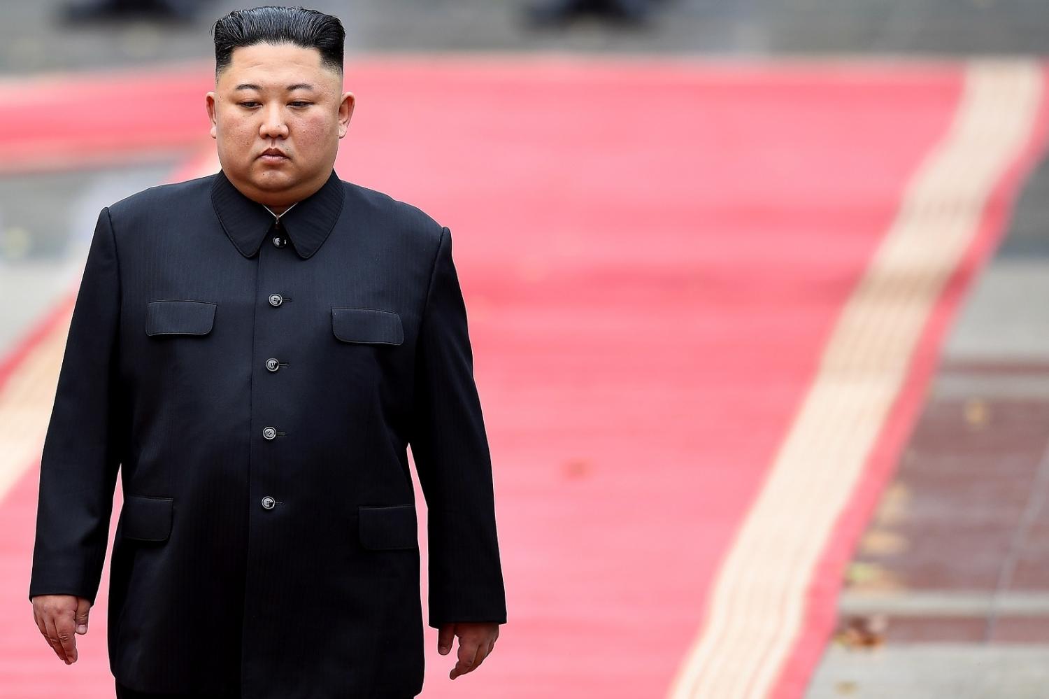 North Korea’s Chairman Kim Jong-un reportedly contracted Covid-19 in May this year (Manan Vatsyayana/AFP via Getty Images)