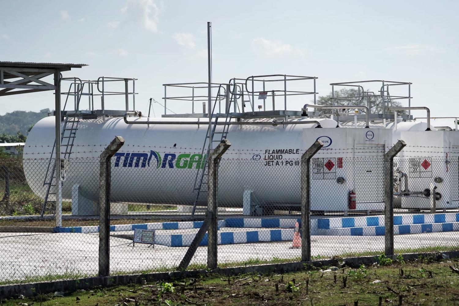 Fuel storage tanks stand in Suai, Timor-Leste, part of the southern region the country hopes to develop as an industrial zone (Dimas Ardian/Bloomberg via Getty Images)