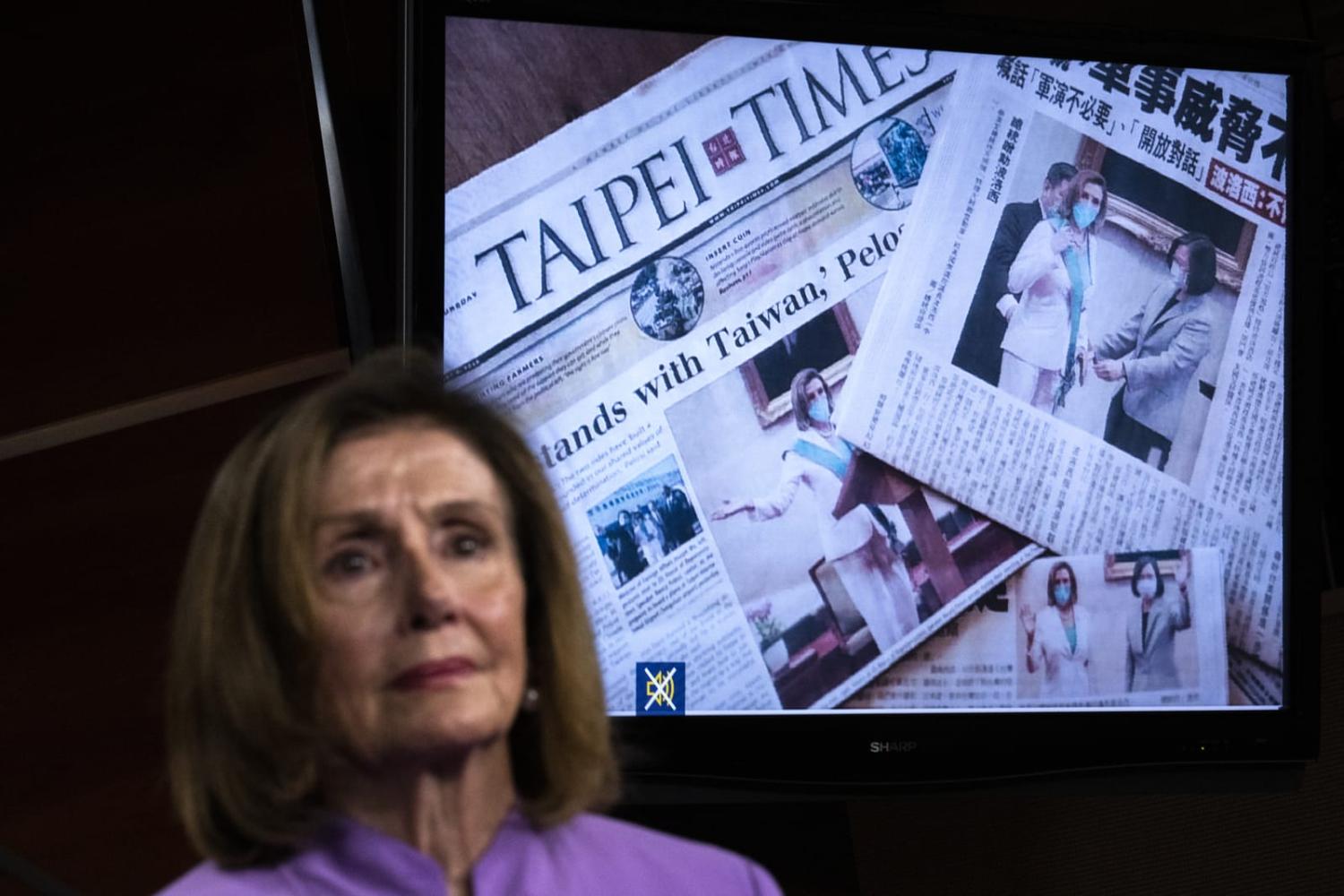 Nancy Pelosi's visit to Taiwan in August certainly caused a stir (Tom Williams via Getty Images)