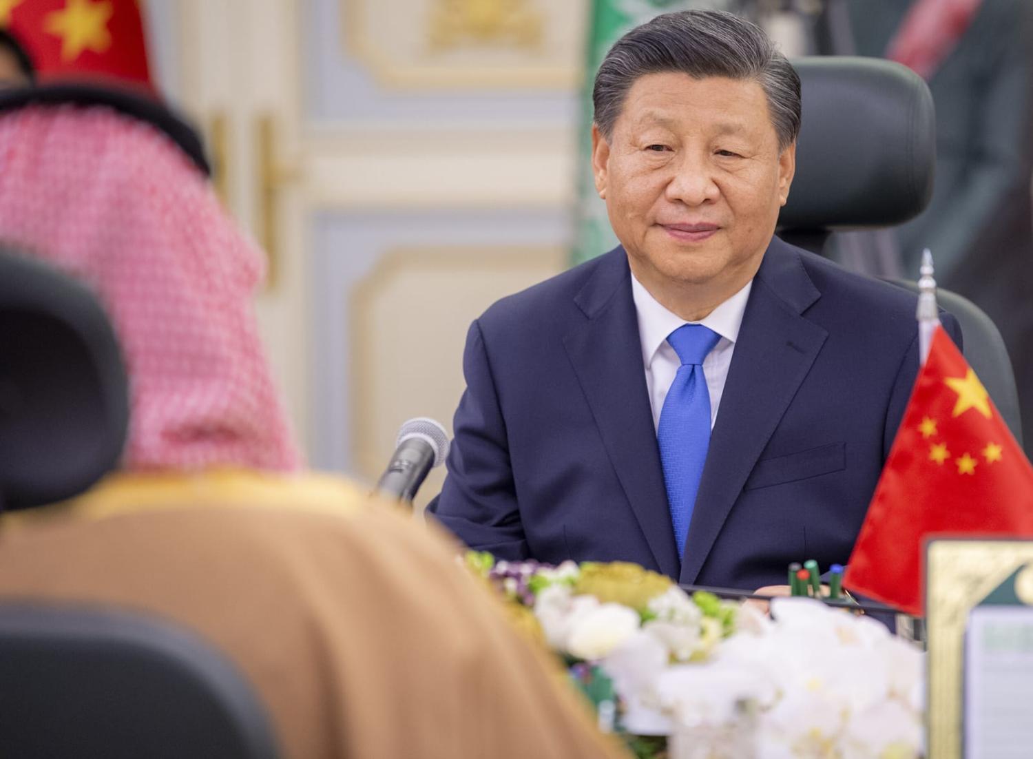 Much has been made of Beijing’s offer to settle trades on the Shanghai Petroleum and Natural Gas Exchange in yuan rather than dollars (Royal Court of Saudi Arabia/Anadolu Agency via Getty Images)