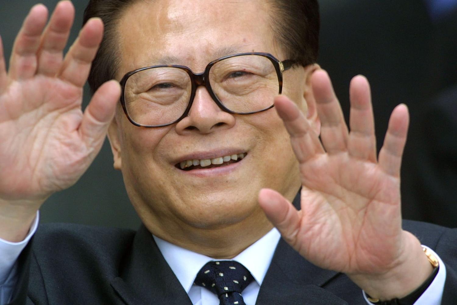 No closet liberal political reformer, Jiang Zemin, seen here during a 2002 visit to Germany, nonetheless oversaw changes that would have Mao turning in his grave (Sean Gallup/Getty Images)