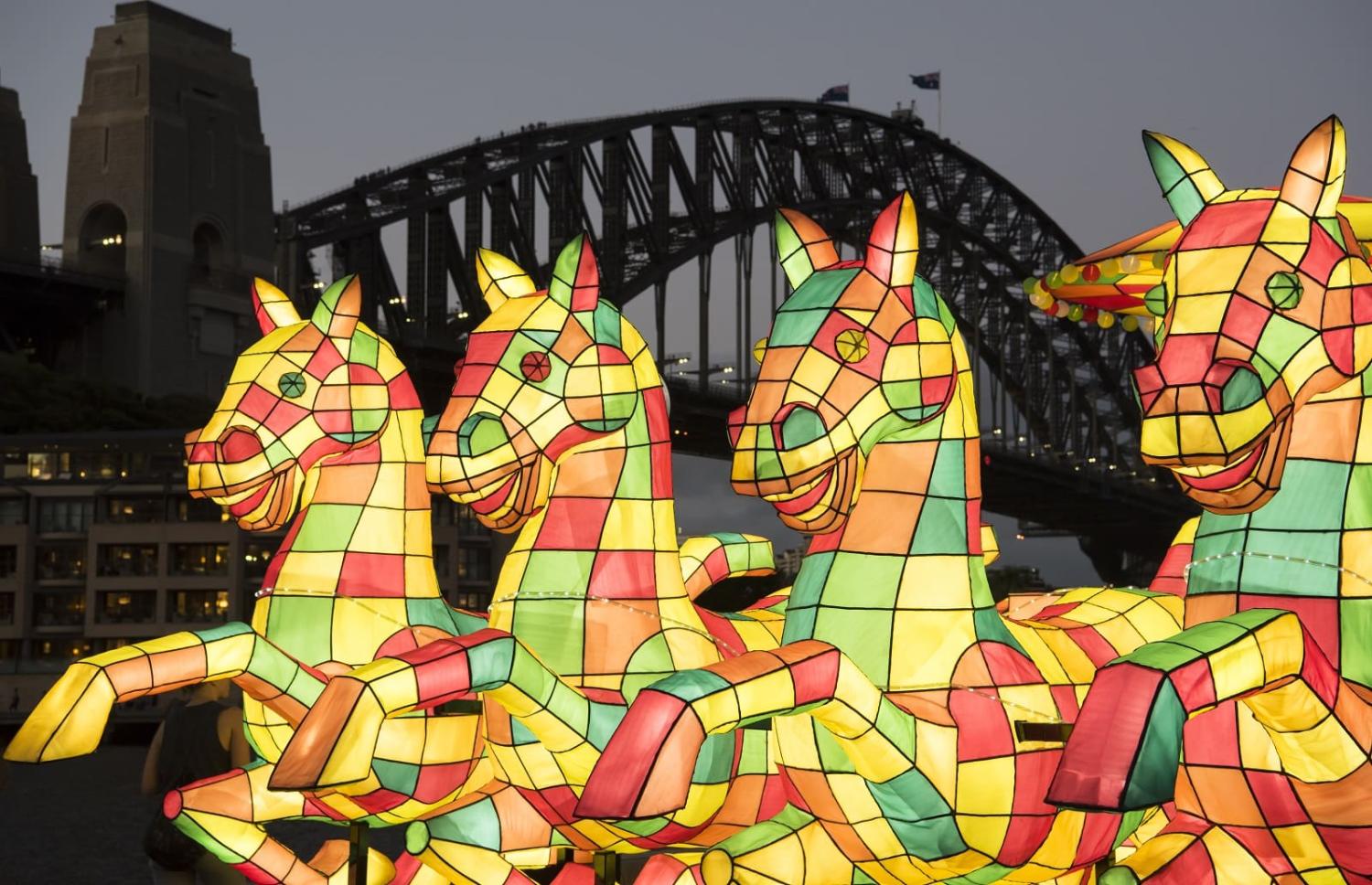 Celebrations for the Lunar New Year in Sydney (James D Morgan/Getty Images)