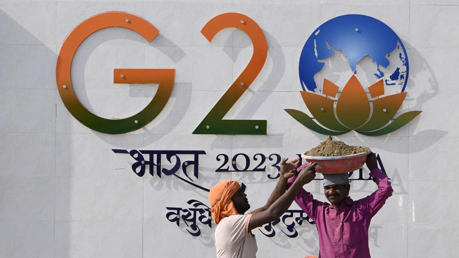 India’s G20 presidency undoubtedly comes at a pivotal moment, when the forces that shape and rule the world are in flux, with the geopolitical context in upheaval (Deepak Gupta/Hindustan Times via Getty Images)
