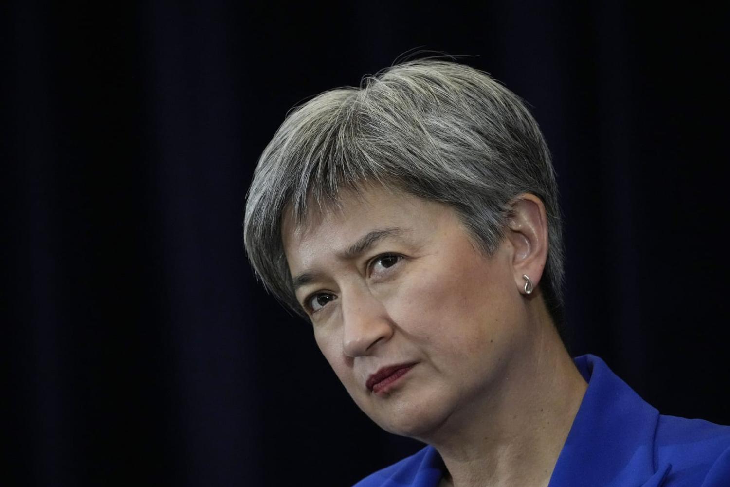 Foreign Minister Penny Wong keeps saying how important it is for Australia to take the big steps needed to shape the world in our favour (Drew Angerer/Getty Images)
