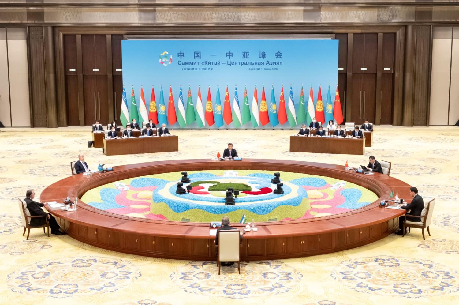 Xi Jinping chairs the first China-Central Asia Summit on 19 May attended by the leaders of Kazakhstan, Kyrgyzstan, Tajikistan, Turkmenistan and Uzbekistan (Ding Haitao/Xinhua via Getty Images)