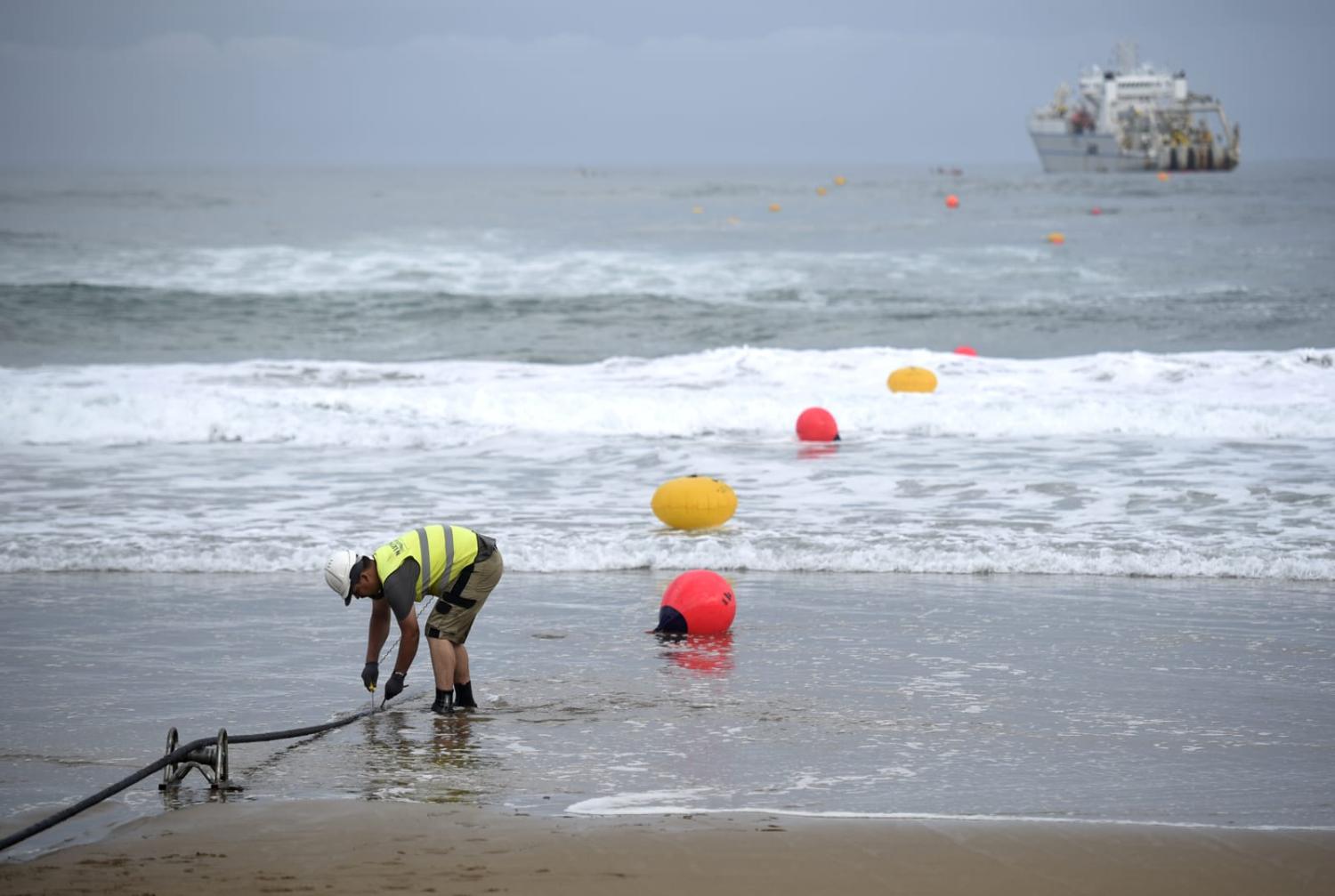 Subsea cables are responsible for around 97 per cent of the data and information flows that result in trans-continental communication (Ander Gillenea/AFP via Getty Images)