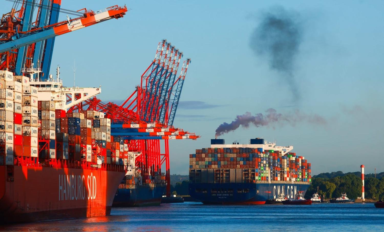 Shipping contributes an estimated 3% of global emissions, more than that from Japan (Christian Charisius via Getty Images)