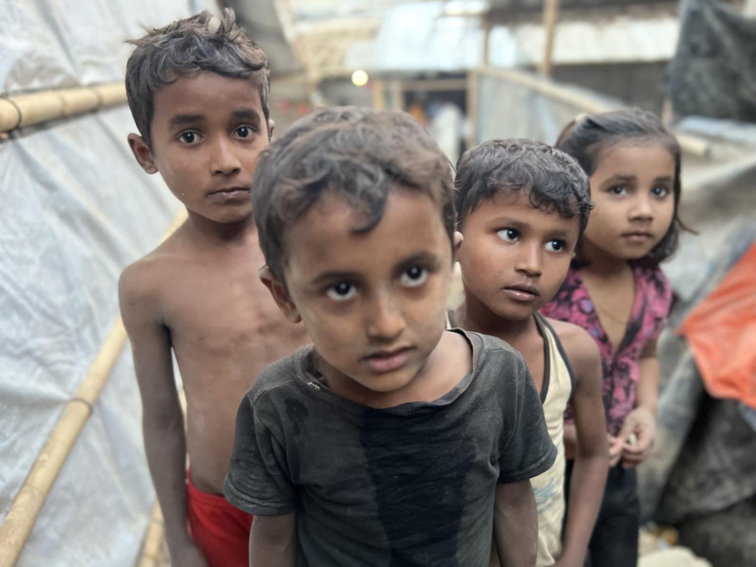Children in the shanty town that is the refugee camp, Cox's Bazar, Bangladesh (Md. Kamruzzaman/Anadolu Agency via Getty Images)