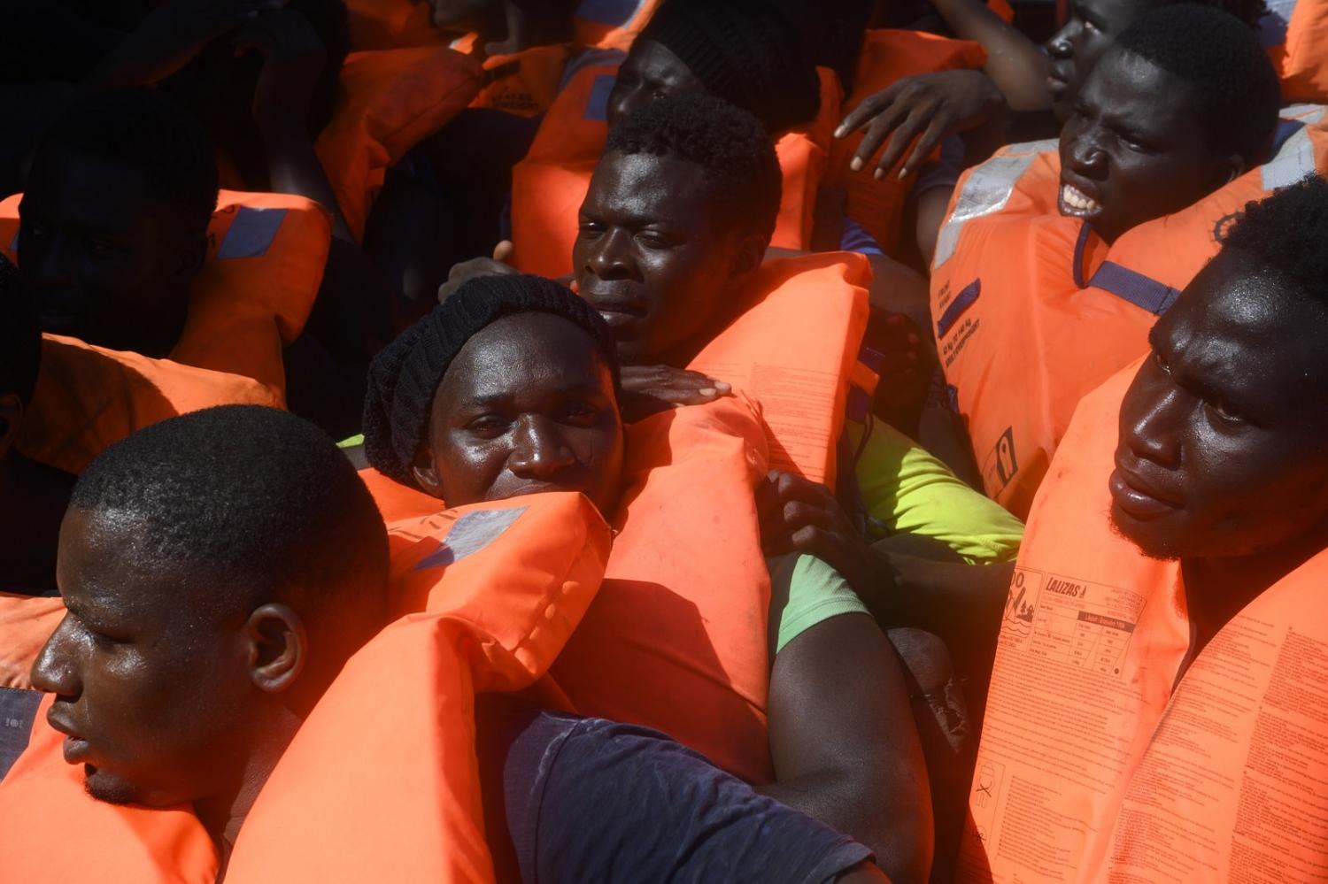 European countries have witnessed a sharp increase in sea arrivals from Libya and Tunisia in 2023 (Valeria Ferraro/Anadolu Agency via Getty Images)