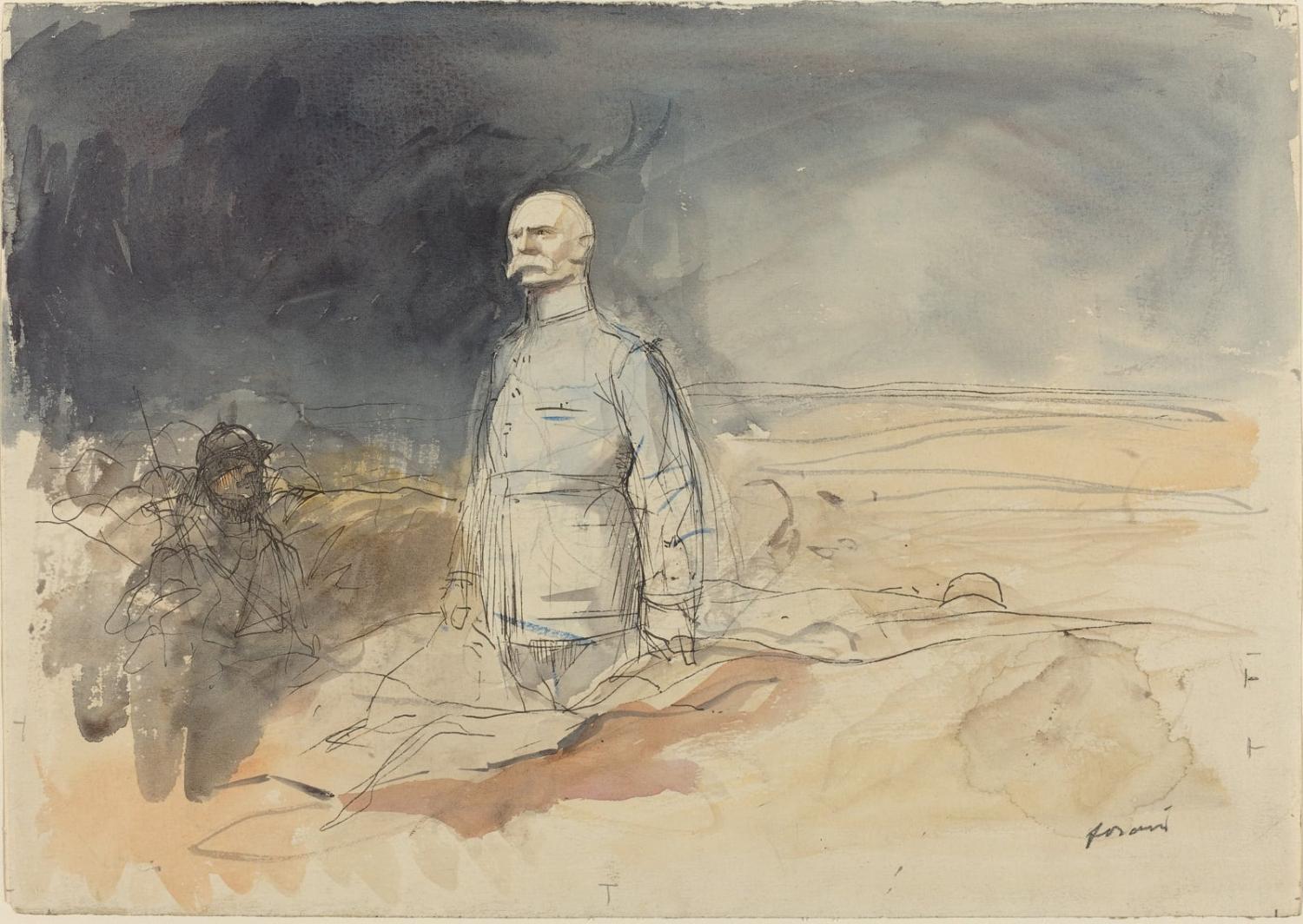 Marshal Pétain depicted by artist Jean Louis Forain, circa 1914/1919 (Heritage Art via Getty Images)