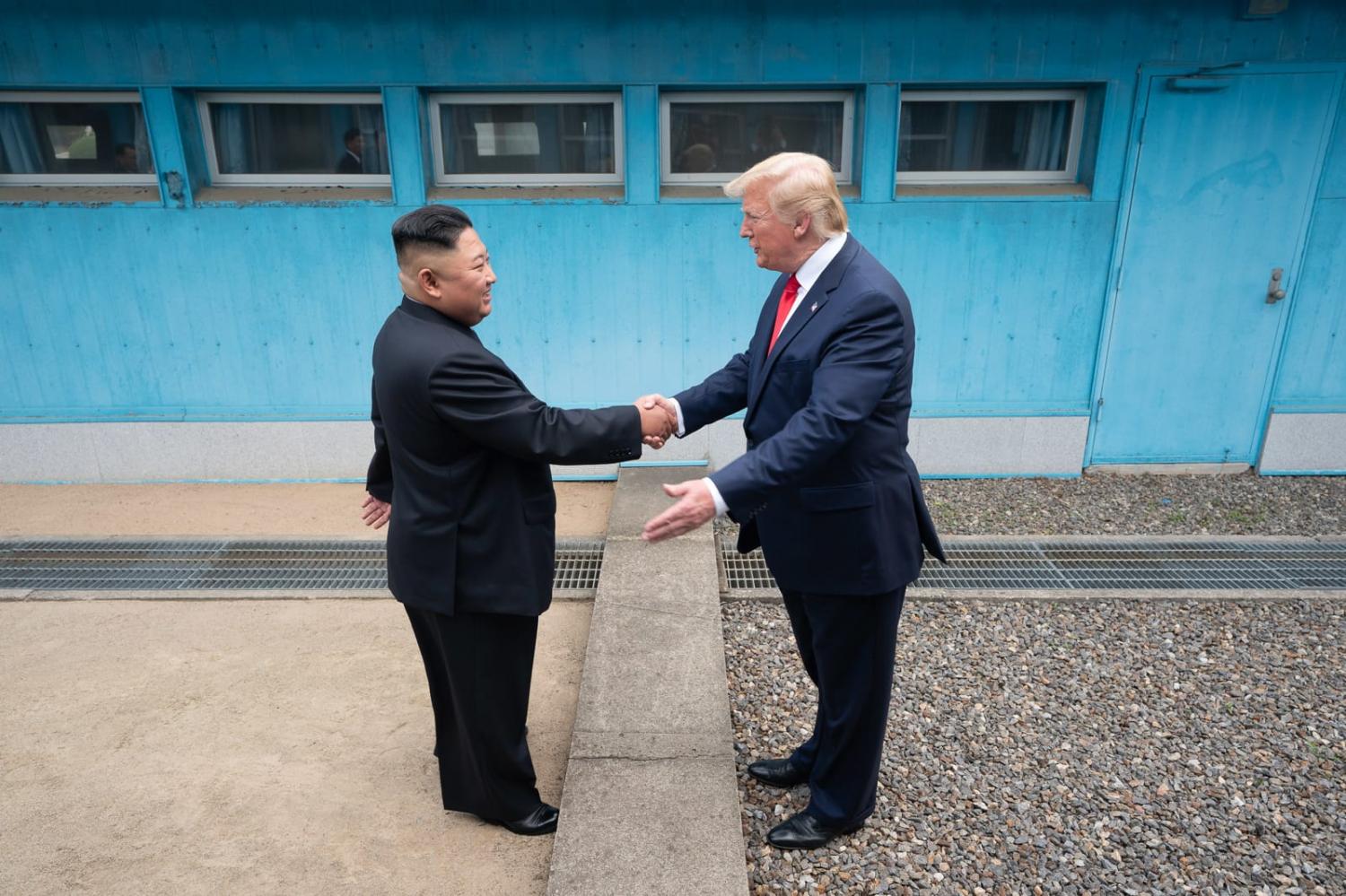 Meeting on the DMZ in June 2019 (Shealah Craighead/Trump White House/Flickr)