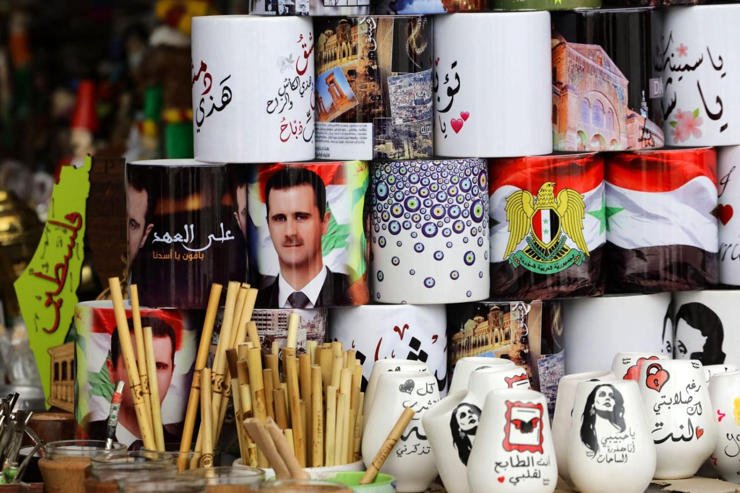 Taken for a mug? Syria's President Bashar al-Assad (Louai Beshara/AFP via Getty Images)