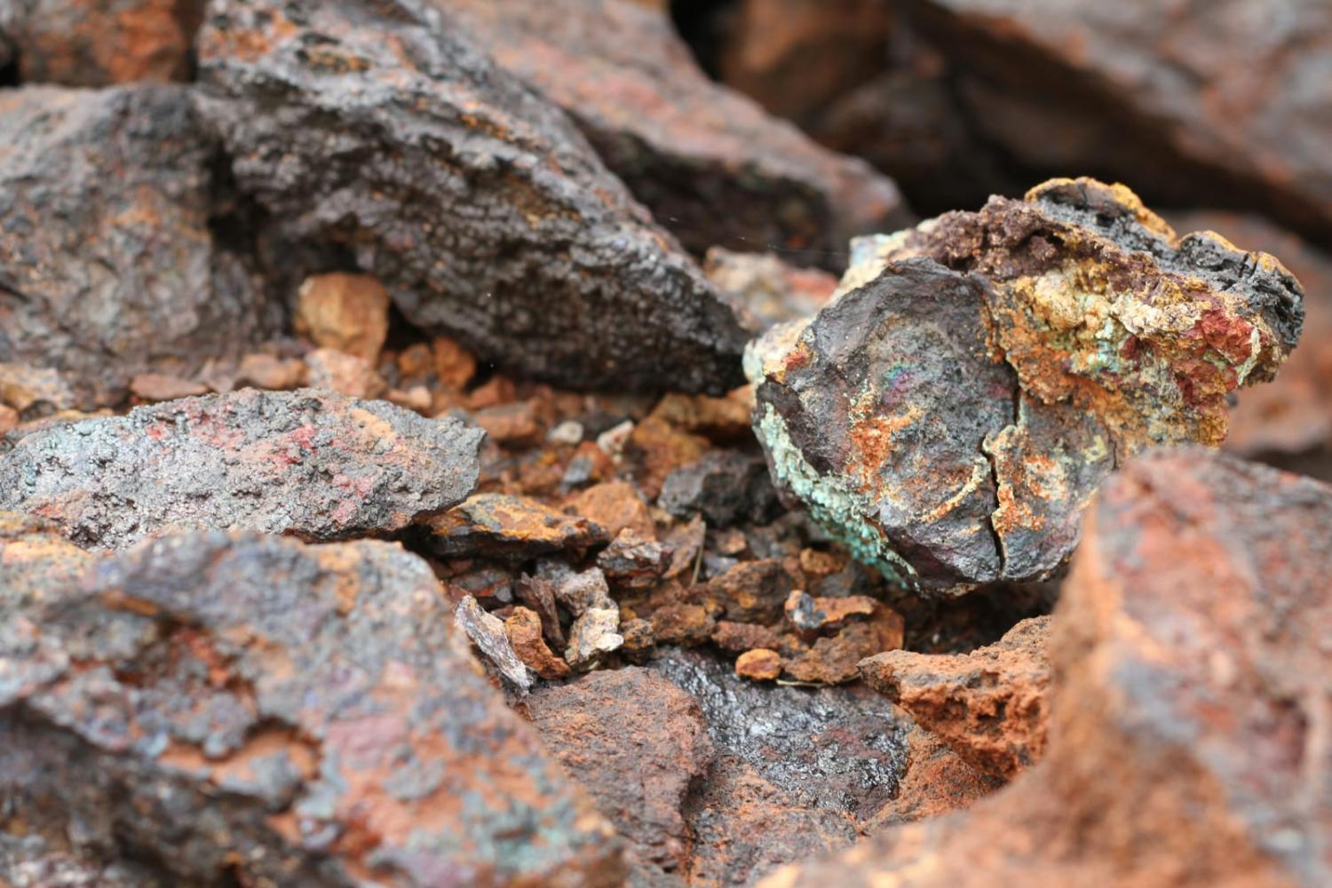 The next boom: Ore containing copper, cobalt and nickel at the Andover mine in Western Australia (Paul-Alain Hunt/Unsplash)