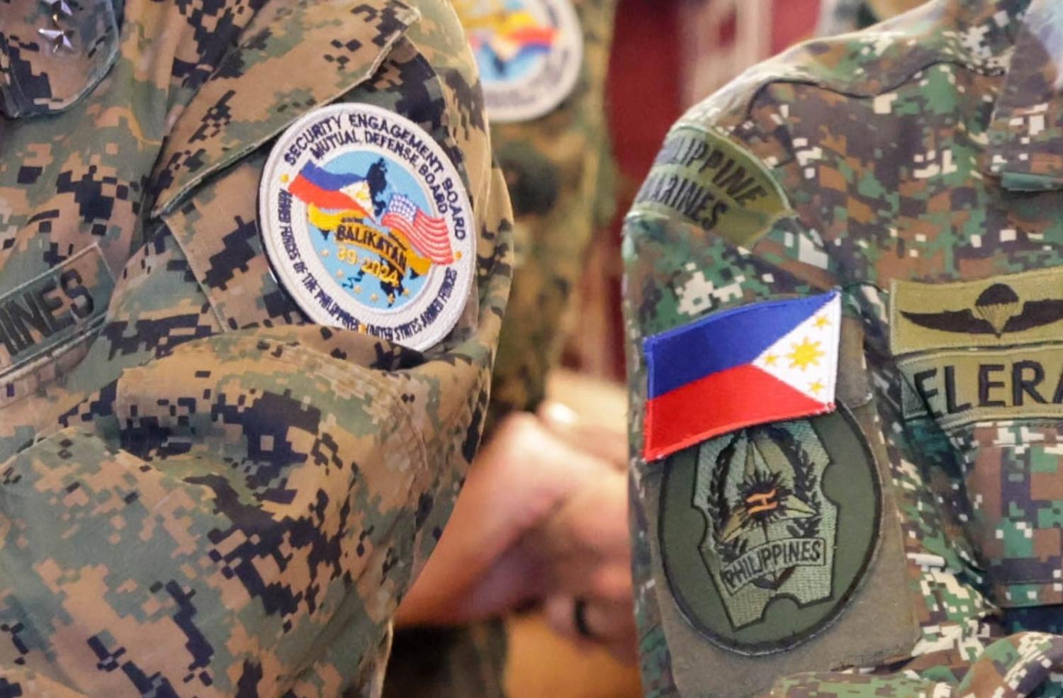 Balikatan 24 badges (Erica Stanke/US Marine Corps)