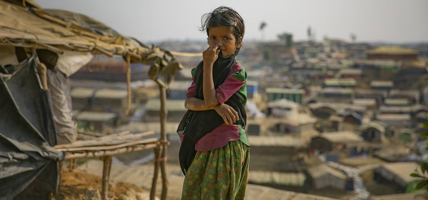 A refugee camp for Rohingya in Cox's Bazar, Bangladesh, in March (Photo: Allison Joyce/UN Women)