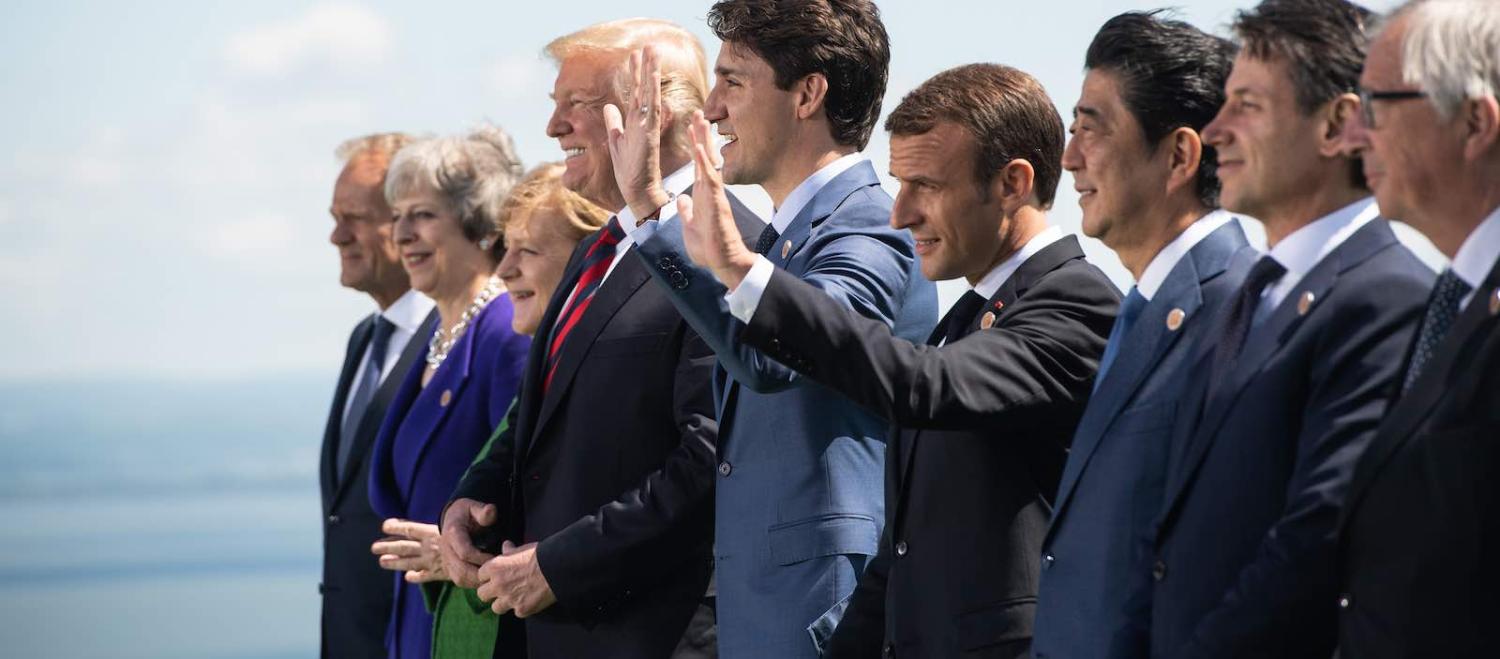 The G7 leaders in 2018, Canada (Photo: GAC-AMC/Flickr)