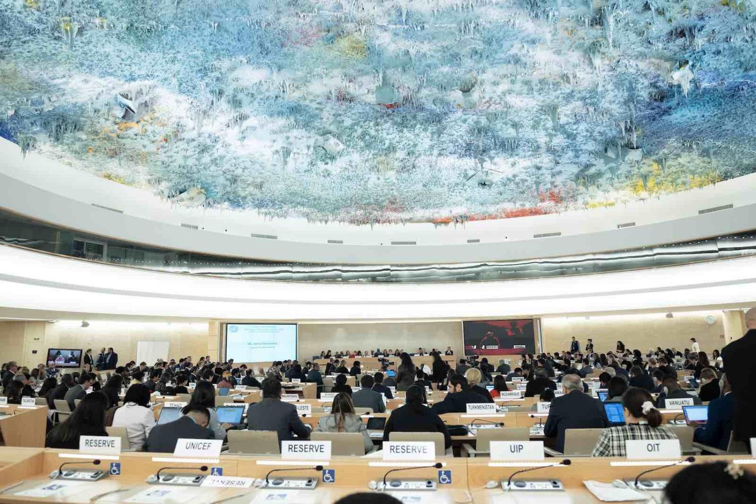 Fortieth session of the UN Human Rights Council, Geneva, March 2019. (Photo: Jean Marc Ferré/UN Geneva/Flickr)