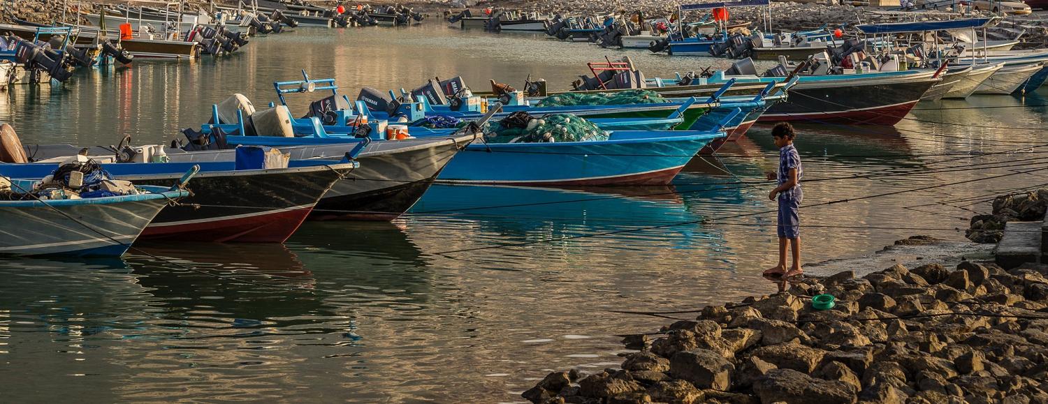 Boats in harbour at Khasab, Musandam, January 2017 (Photo: Phil Norton/Flickr)