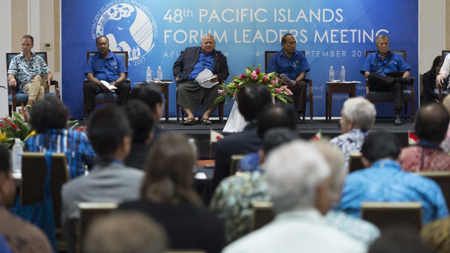 Opening the 2017 Pacific Island Forum Leaders Meeting, Apia, Samoa (Photo: US Embassy, Wellington/Flickr)