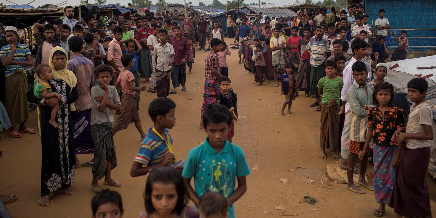 Rohingya in Bangladesh, October 2017 (Photo: EU/ECHO/Flickr)