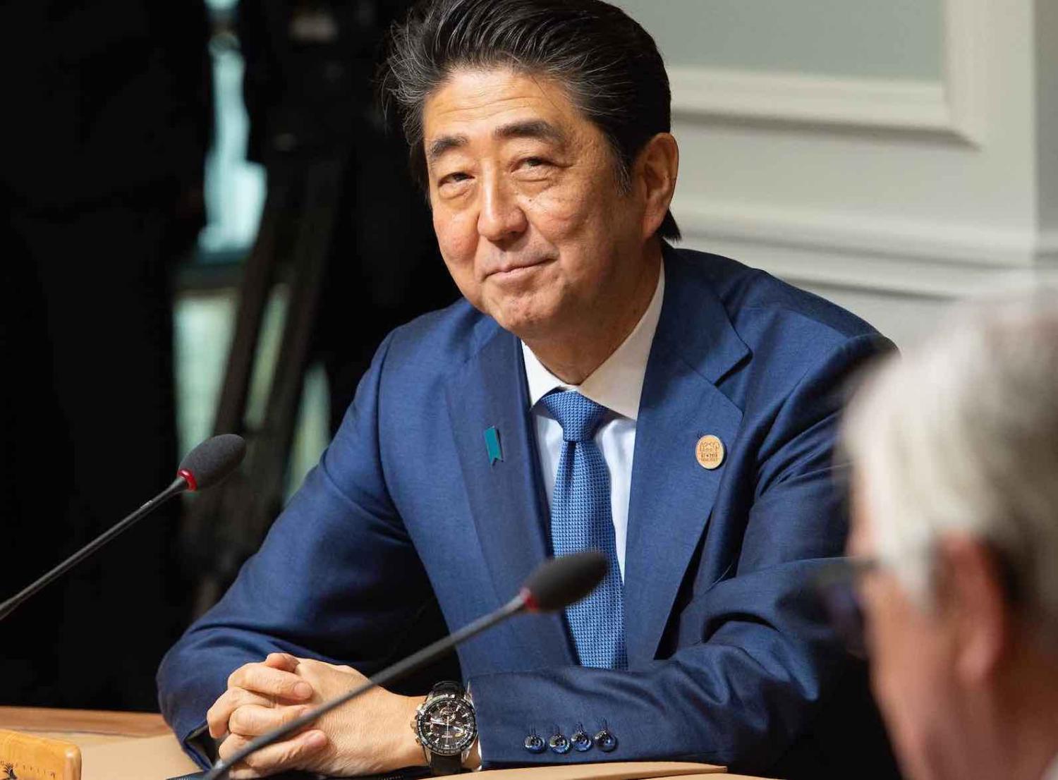 Japanese Prime Minister Shinzo Abe at the G7 summit (Photo: #G7Charlevoix/Flickr)