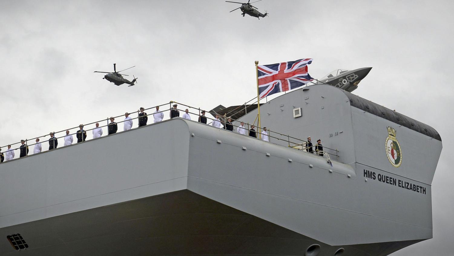 The naming ceremony for Britain's aircraft carrier HMS Queen Elizabeth (Photo: Ministry of Defence, UK)