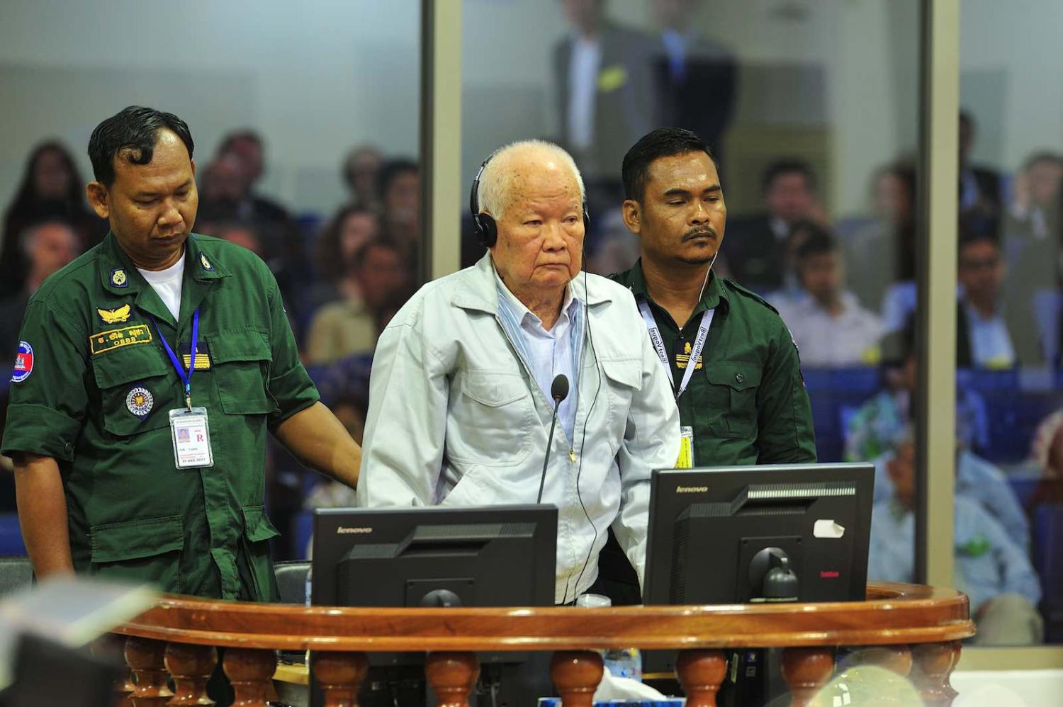 Pronouncement of the Judgement in Case 002/02 for Khieu Samphan on 16 November 2018, Extraordinary Chambers in the Courts of Cambodia (ECCC/Flickr)