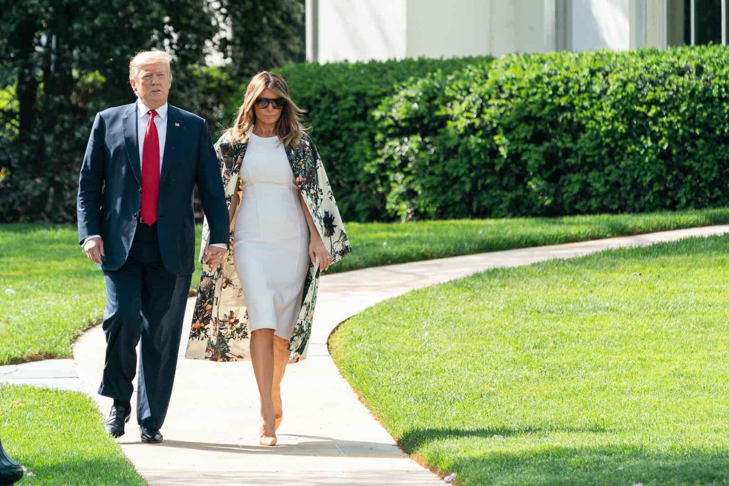 US President Donald Trump and First Lady Melania Trump (White House/Flickr)