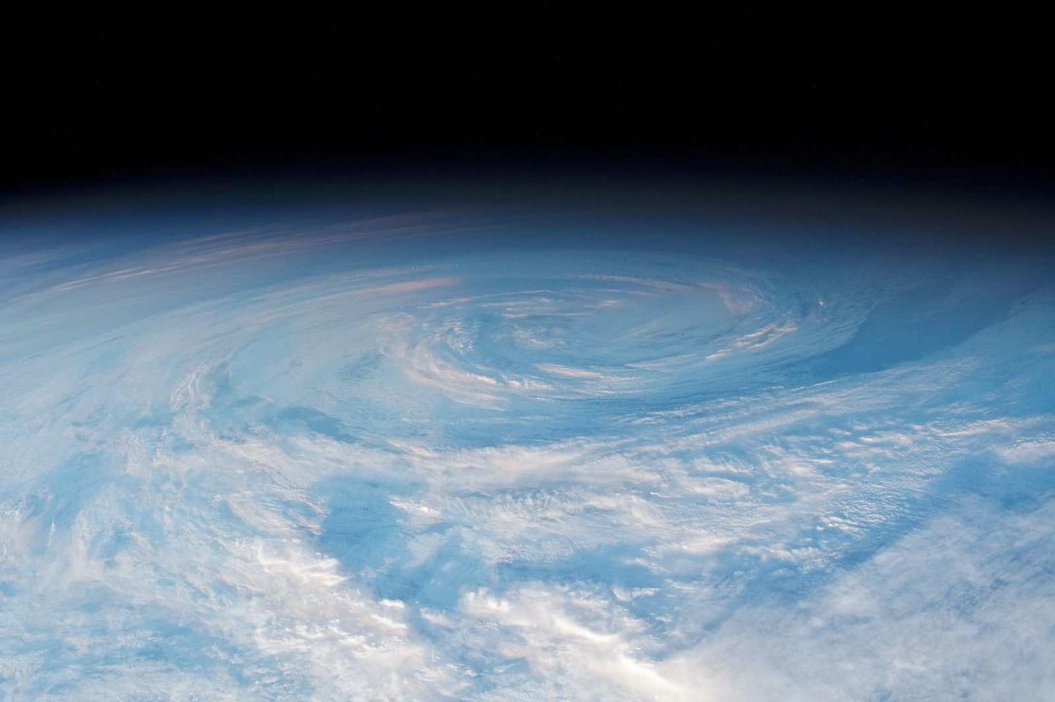The South Pacific swirl (Photo: NASA)