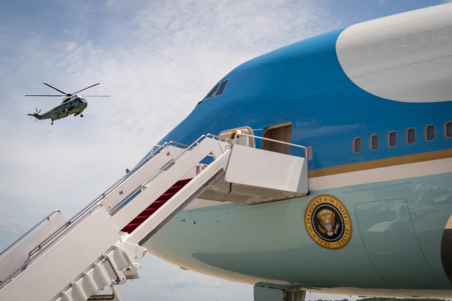 Air Force One is about to carry the US president abroad for the first time since 2019 (Adam Schultz/White House/Flickr)