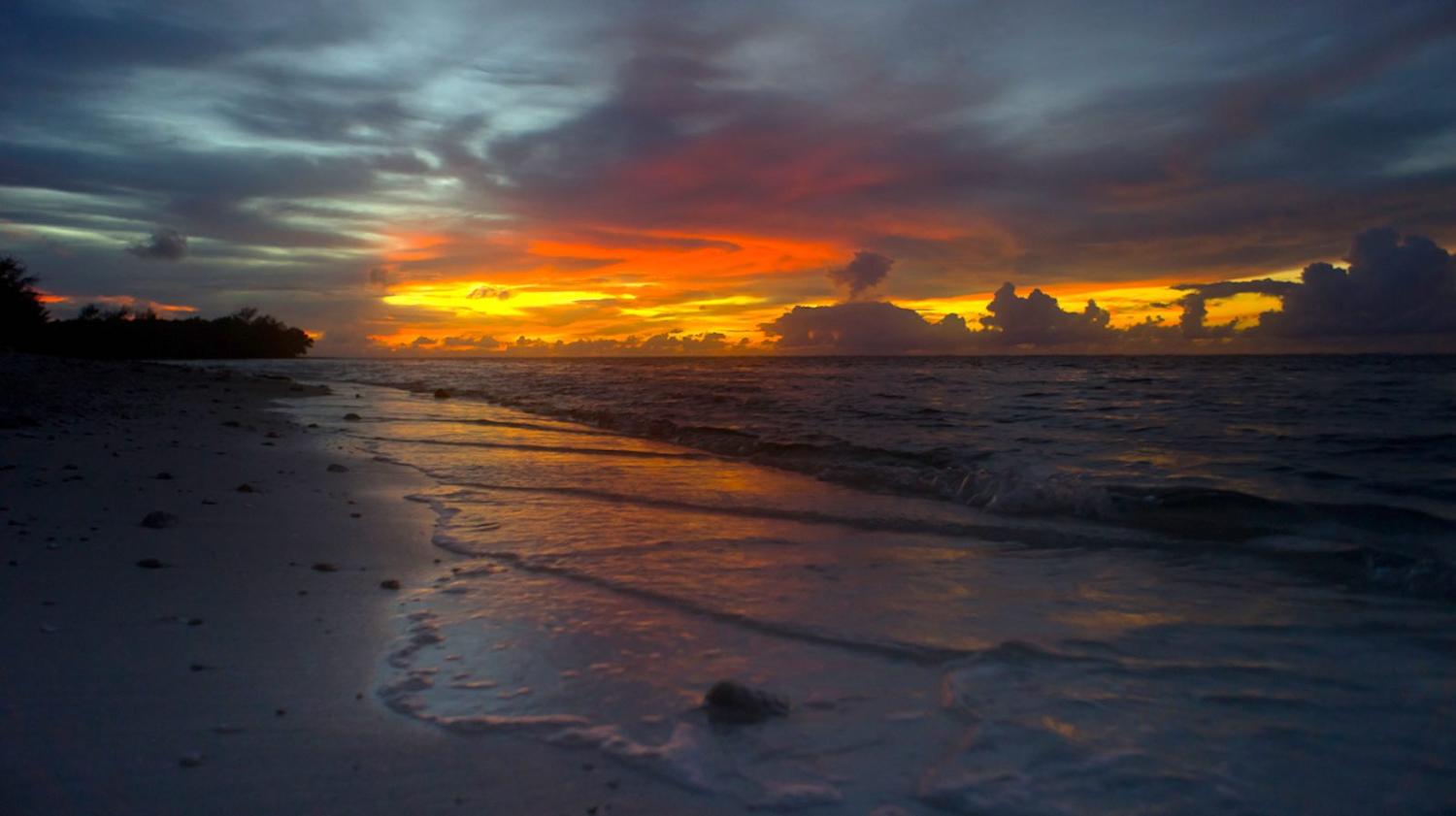Sunset on Diego Garcia (Jeff Laitila/Flickr)