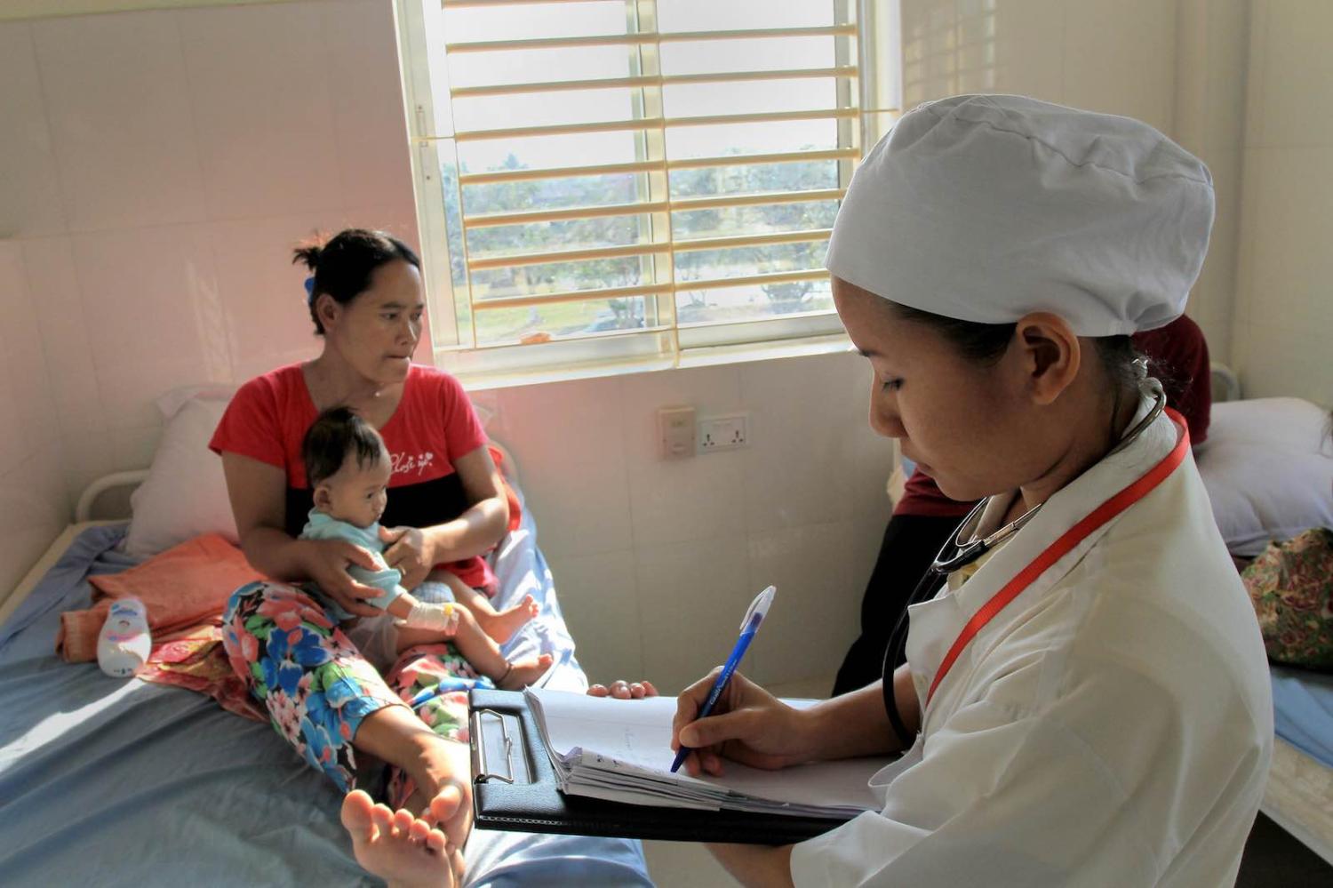 A World Bank Cambodia Health Sector Support Program, shown here in 2013 (World Bank/Flickr)