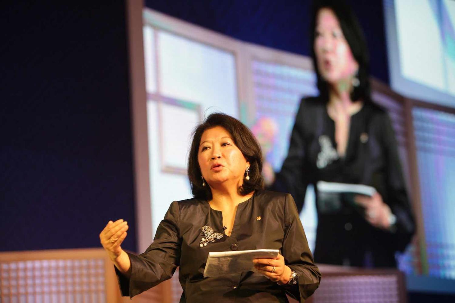 Mari Pangestu has had a remarkable career as an economic adviser and policy maker in Indonesia (Photo: World Travel & Tourism Council/Flickr)