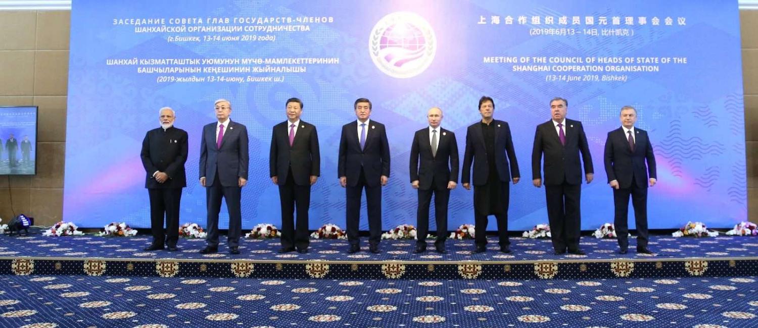 Shanghai Cooperation Organisation’s Heads of State Council in June, Bishkek, Kyrgyzstan (Photo: Kremlin.ru)