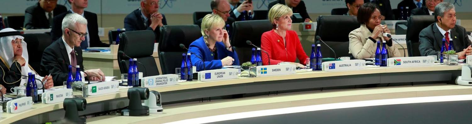 Australia's Julie Bishop with other foreign ministers at the UN (Photo: DFAT)