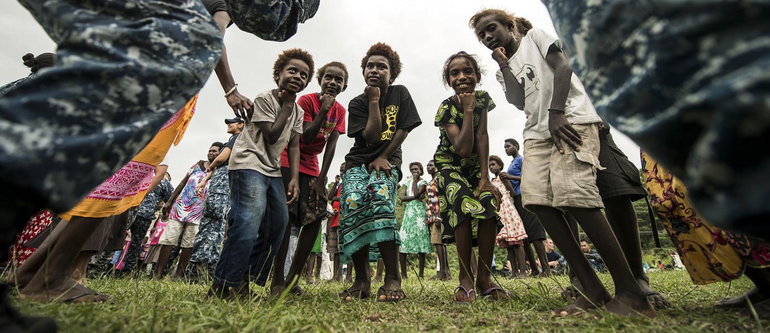 Kids from Bougainville (Photo: US Pacific Fleet/Flickr)