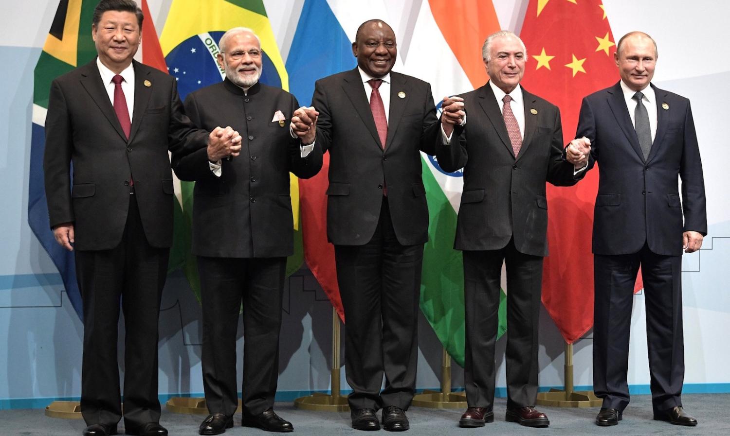 Representatives of the BRICS nations in Johannesburg, South Africa (Photo: Kremlin.ru)
