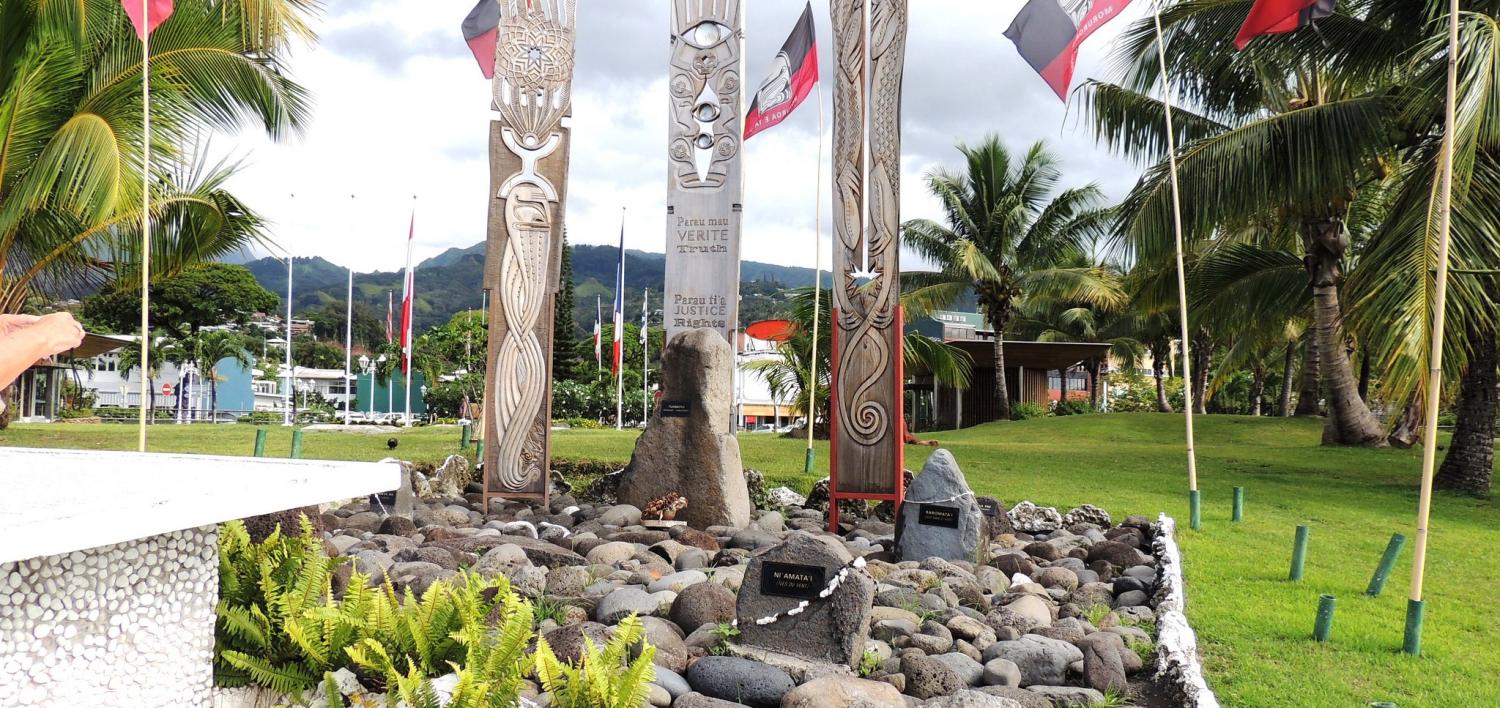 Monument in Papeete dedicated to the victims of the French Nuclear tests (Photo: Harry and Rowena Kennedy/Flickr)