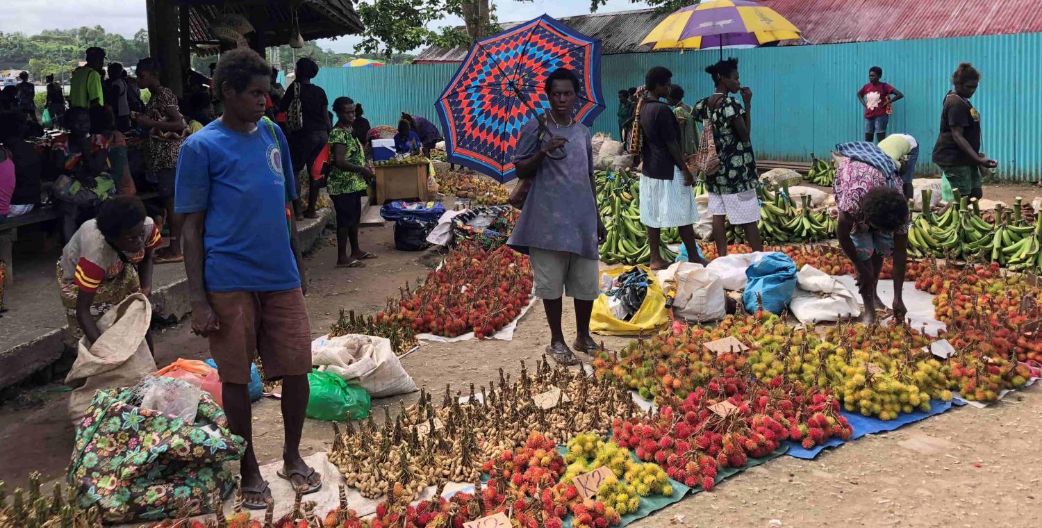 Market in Buka, Bougainville. (Photo: Nicole George)