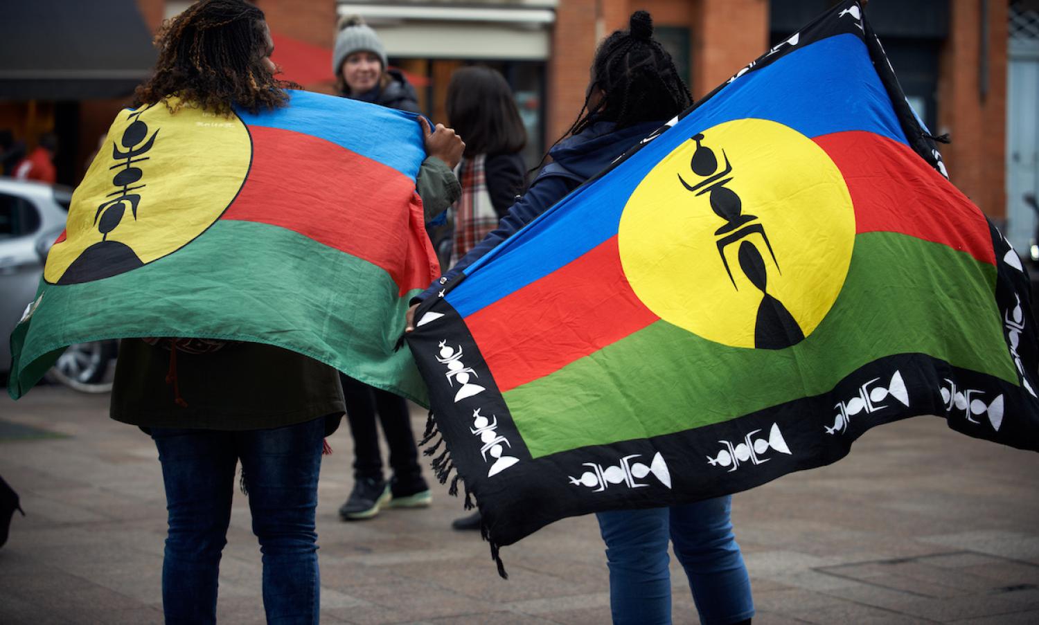 New Caledonians gathered for independence before the referendum on 4 November (Photo: NurPhoto via Getty)