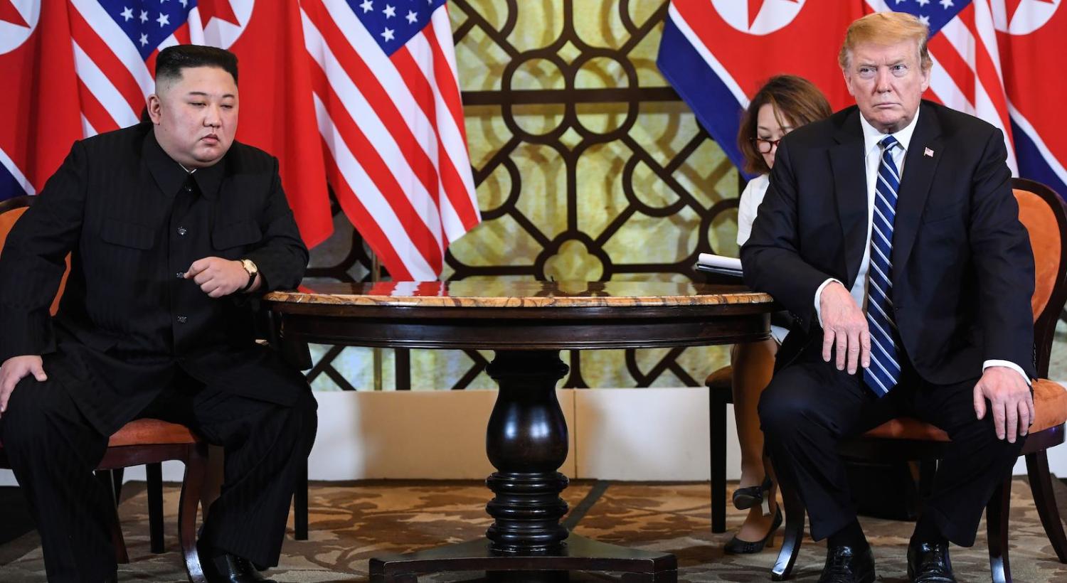 The Hanoi summit ended with a whimper, not the planed grand signing ceremony (Photo: Saul Loeb via Getty)