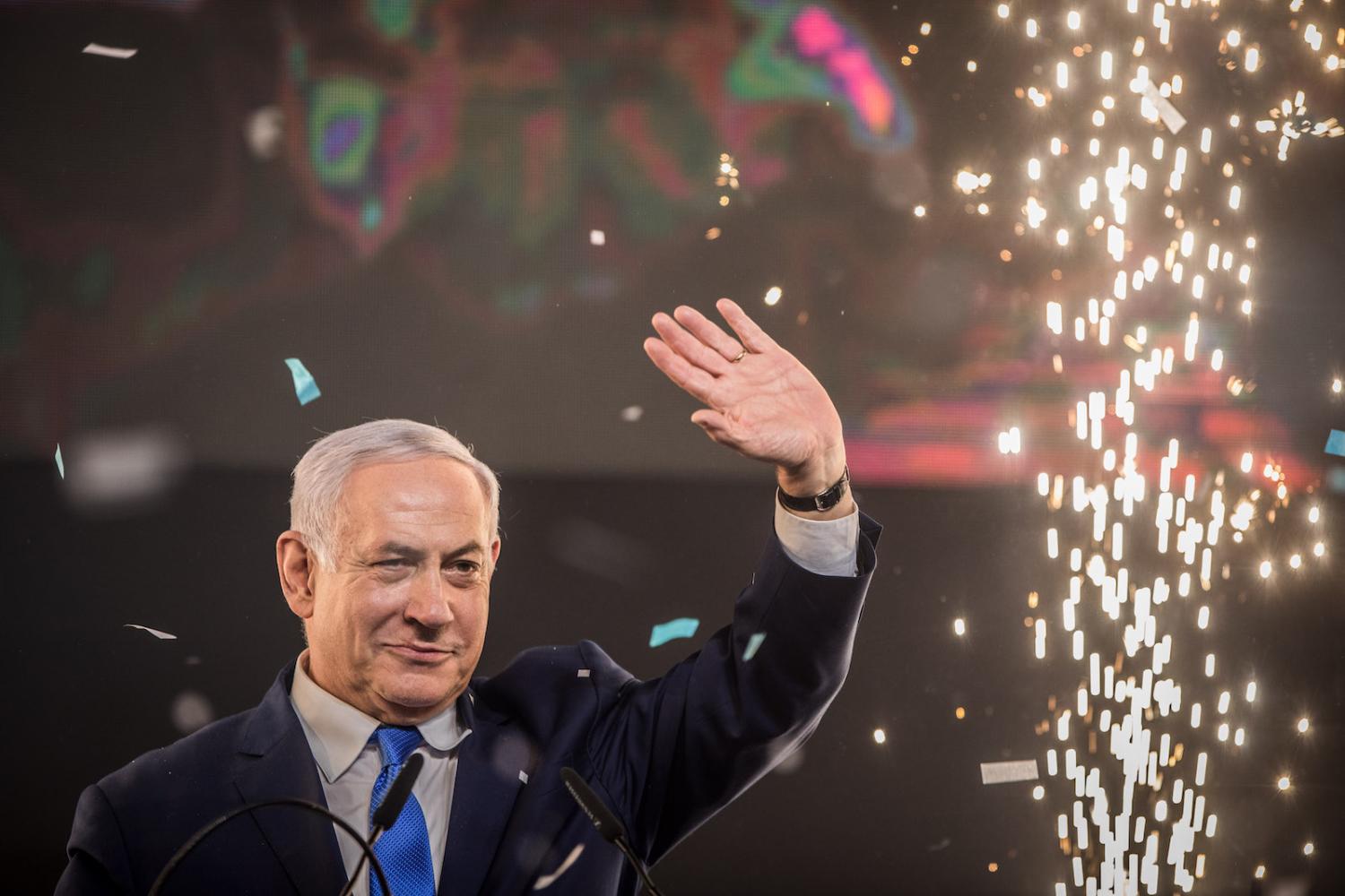 In his decade in power Benjamin Netanyahu has watched new political messiahs rise to challenge him (Photo: Oliver Weiken via Getty)