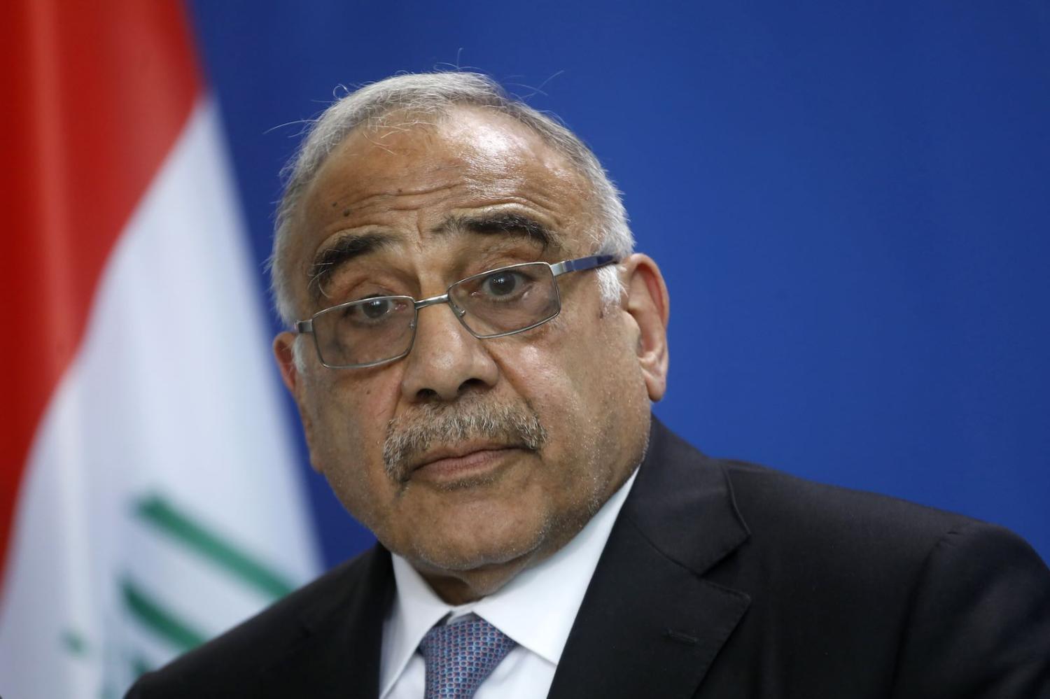 Iraqi Prime Minister Adel Abdul-Mahdi (Photo by Michele Tantussi/Getty Images)