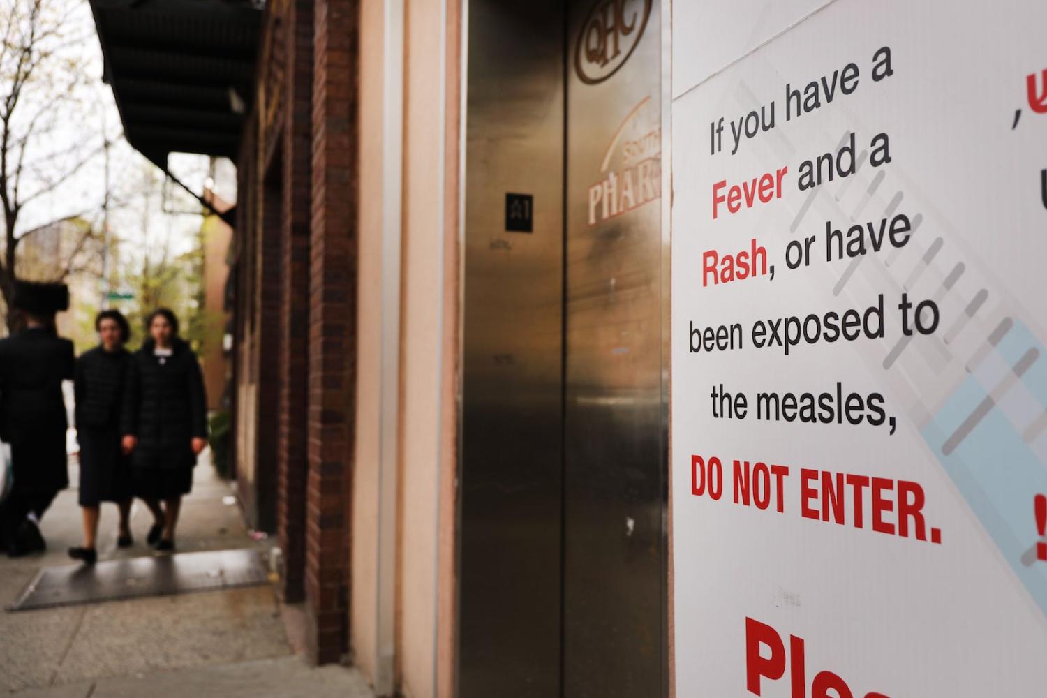 Watch for warning signs: responding to a measles outbreak in New York City (Photo: Spencer Platt/Getty)