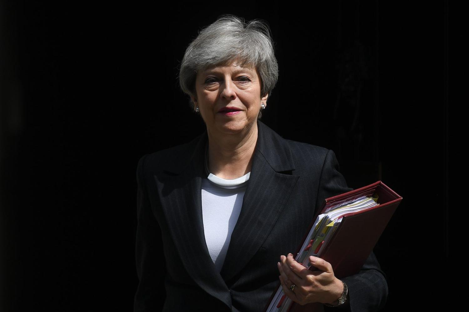 Theresa May’s strategy was always to deny there was any alternative to her deal (Photo: Daniel Leal-Olivas via Getty)